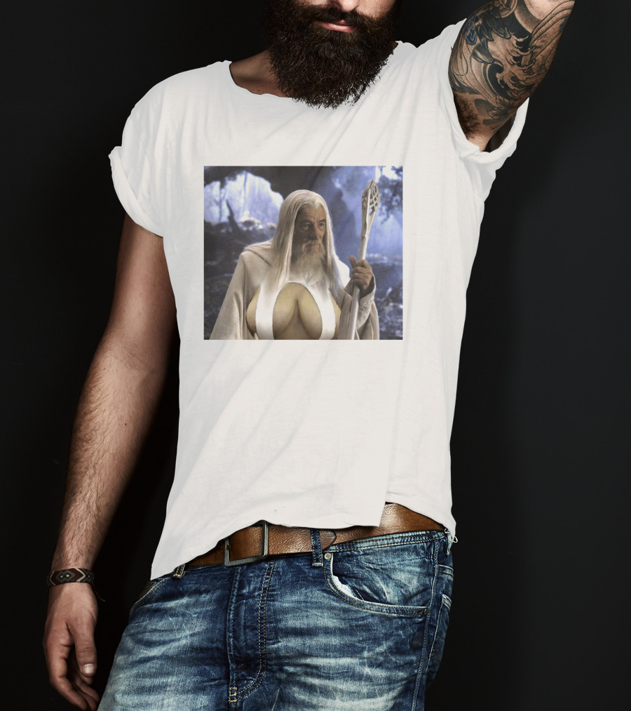 Raw Paw Merch Gandalf's Big Naturals Wizard T-Shirt