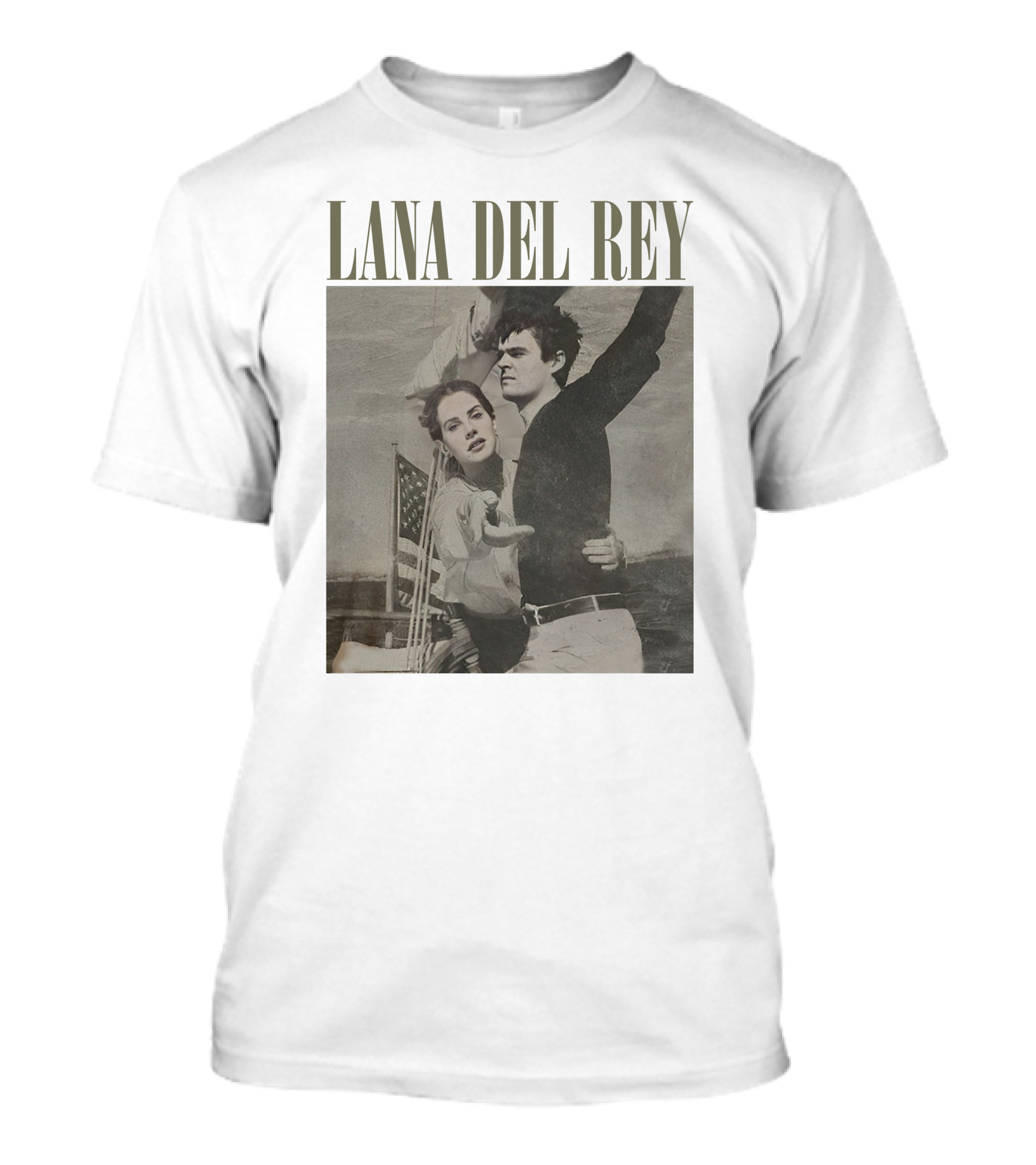 Lana Del Rey Amon Nostalgic Romance Iconography T-Shirt