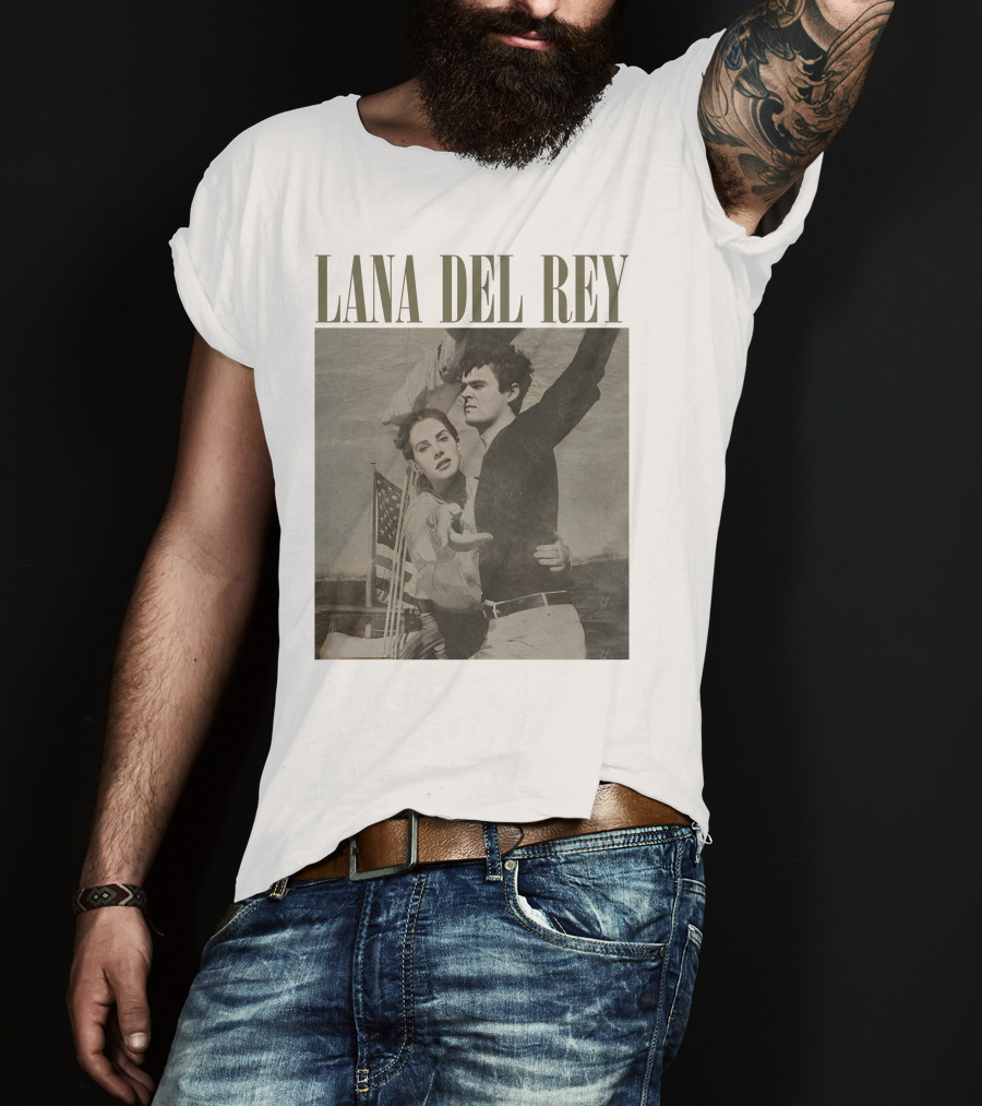Lana Del Rey Amon Nostalgic Romance Iconography T-Shirt