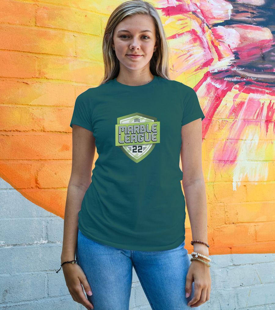 Marble League 22 Jelle's Marble Runs Badge T-Shirt