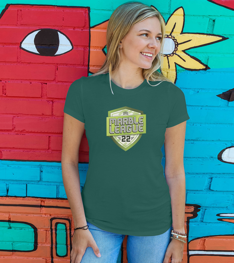 Marble League 22 Jelle's Marble Runs Badge T-Shirt