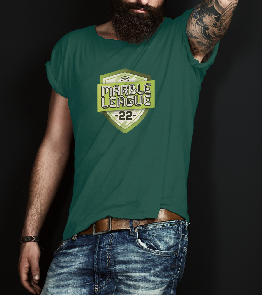 Marble League 22 Jelle's Marble Runs Badge T-Shirt