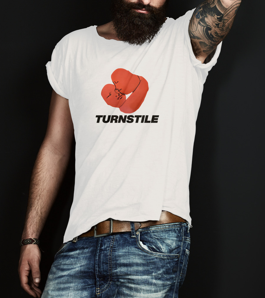 Turnstile Embrace Orange Faces T-Shirt
