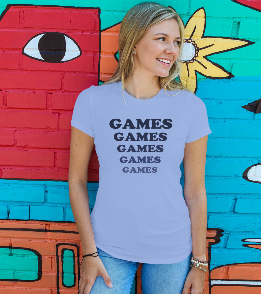Letterboxd Games Games Games Games Games T-Shirt