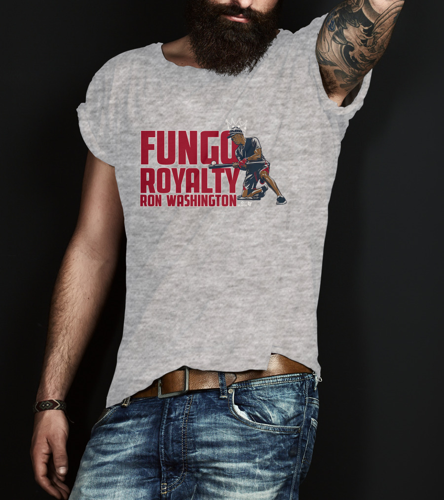 Fungo Royalty Ron Washington Baseball King T-Shirt
