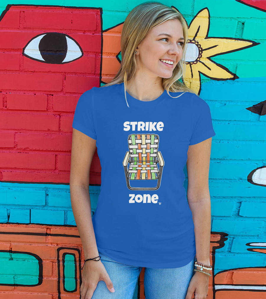 STRIKE ZONE Woven Colorful Chair T-Shirt