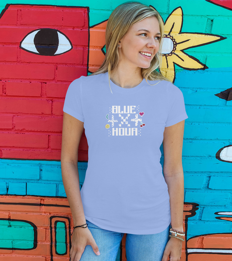 BLUE HOUR Moon Star Heart Sun Cherry T-Shirt