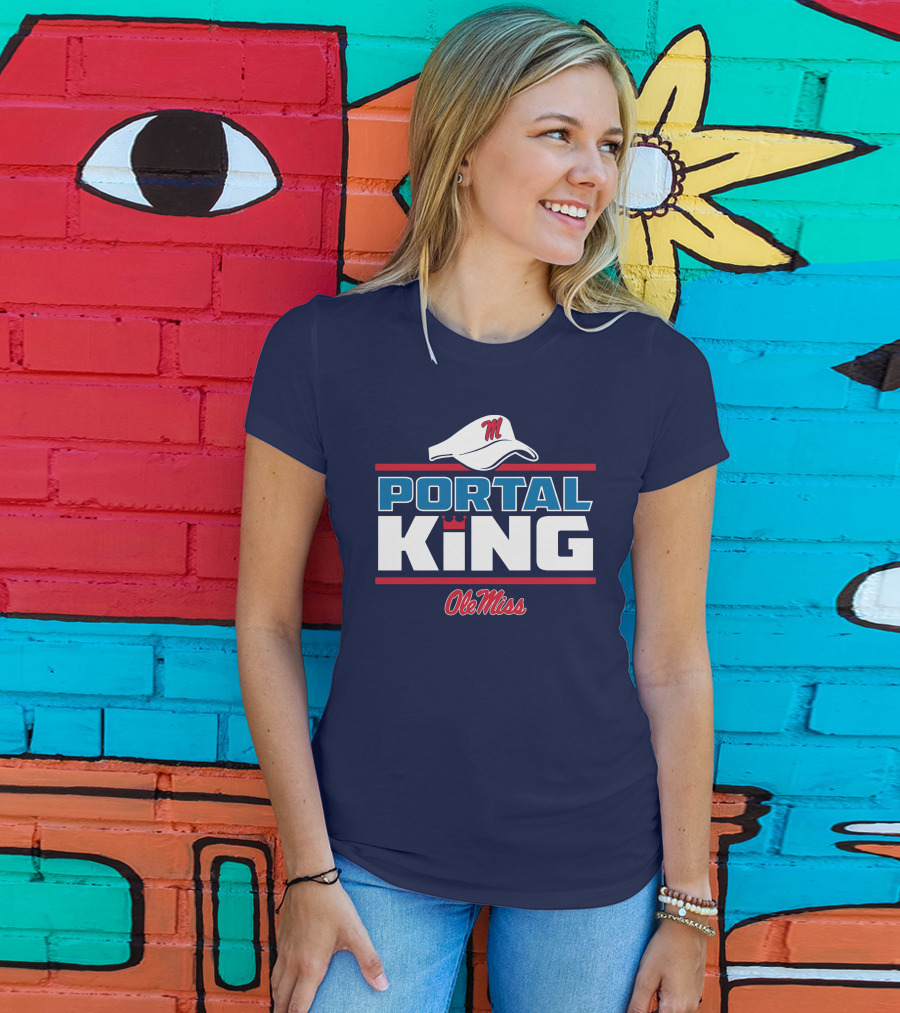 Lane Kiffin Ole Miss Portal King Football Iconic Hat T-Shirt