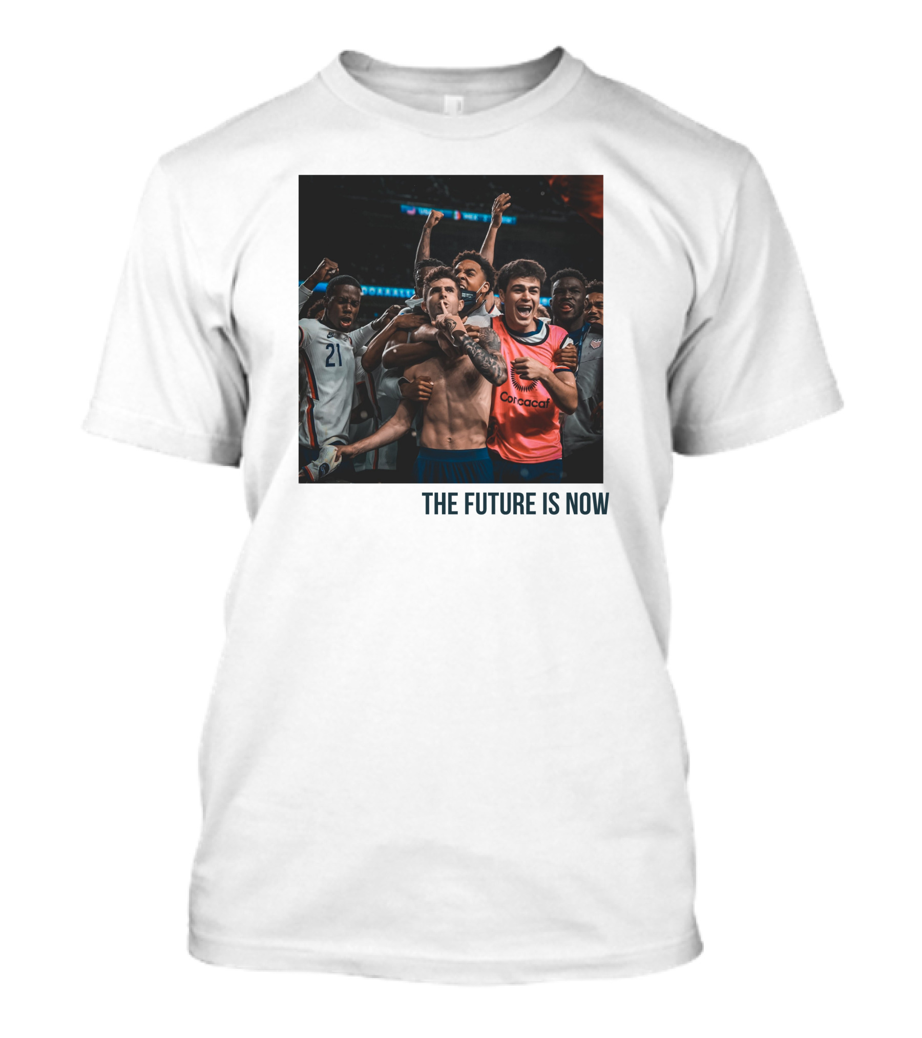 The Future Is Now USA Soccer CONCACAF Celebratory Moment T-Shirt