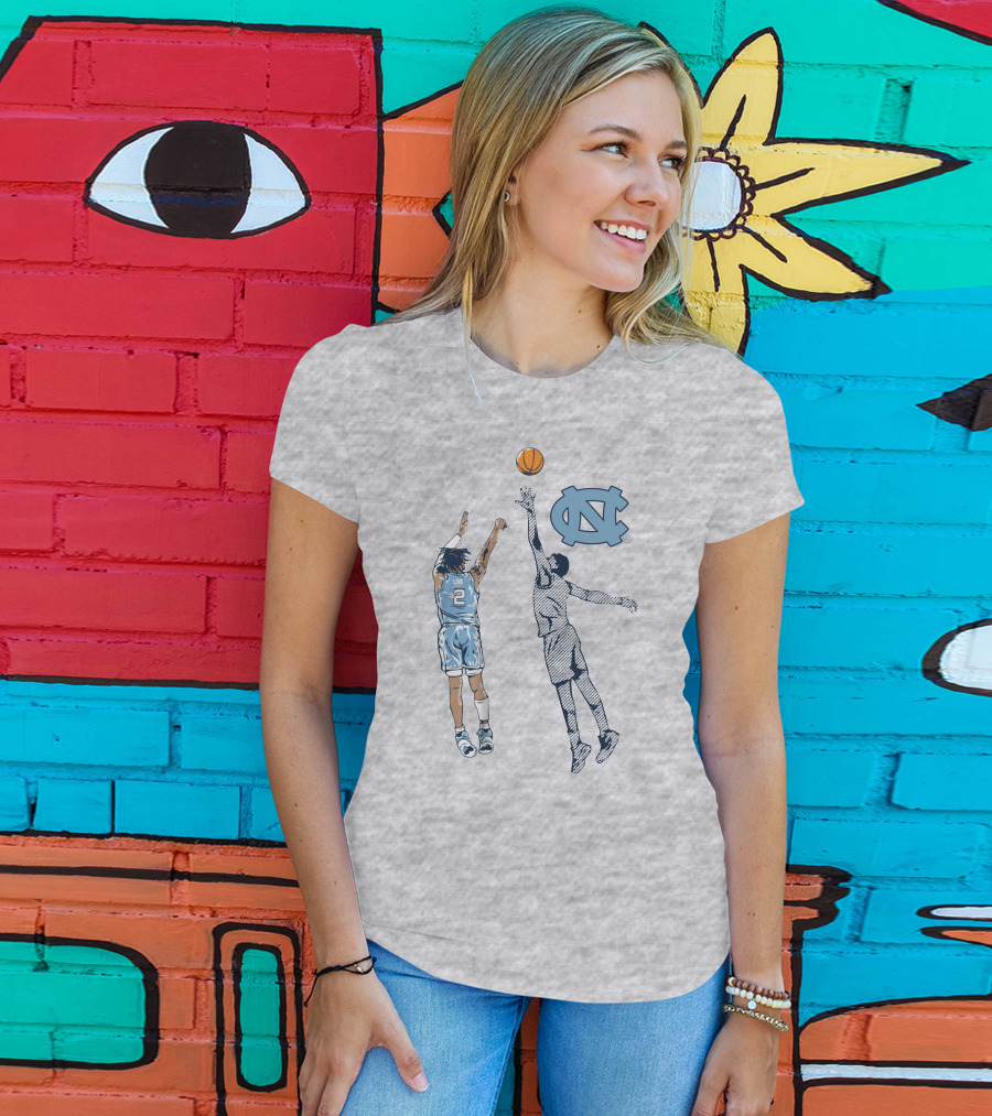 Caleb Love Nothing But Love UNC Basketball Jump Shot Iconic UNC T-Shirt