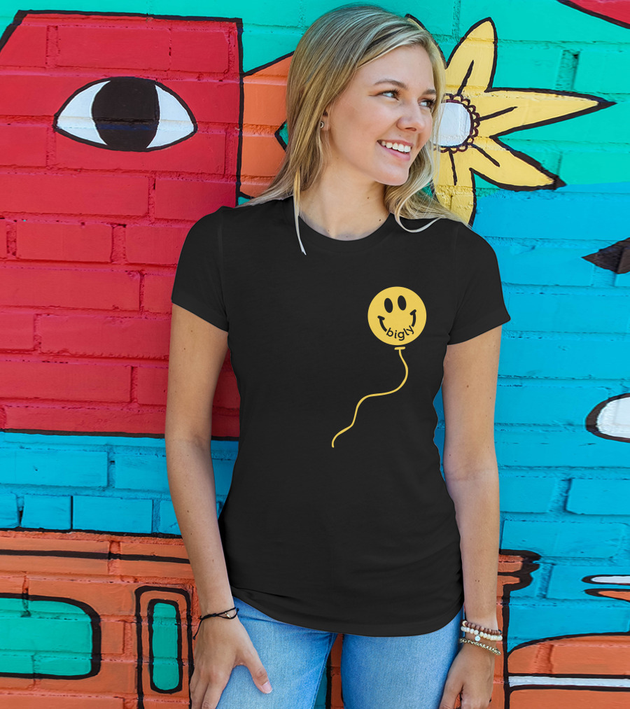 Bigly Smiley Face Balloon T-Shirt