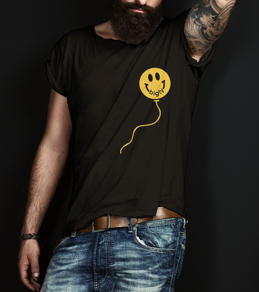 Bigly Smiley Face Balloon T-Shirt