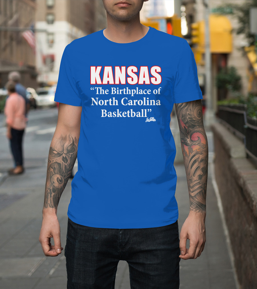 Kansas The Birthplace Of North Carolina Basketball T-Shirt