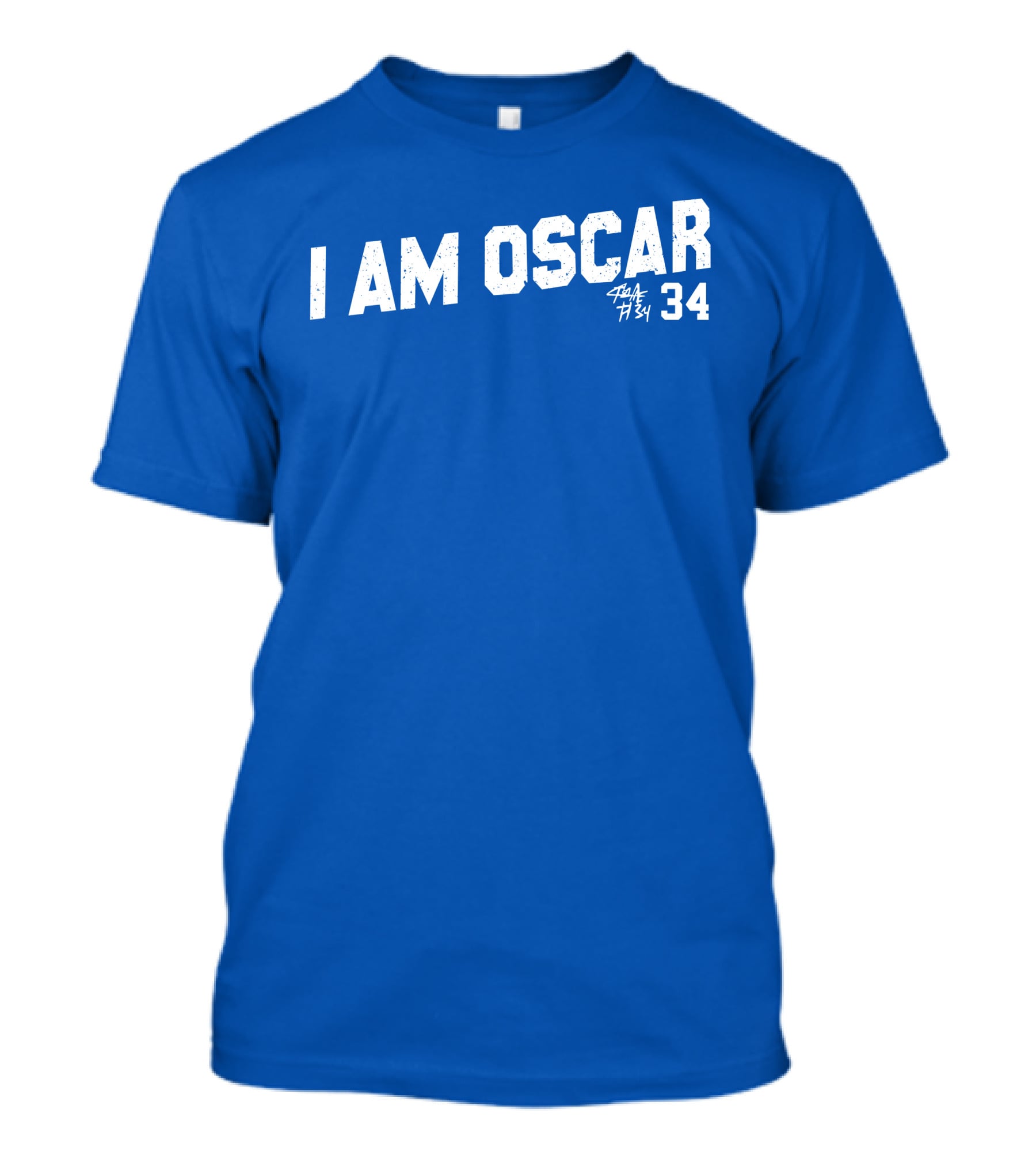 Kentucky Branded I Am Oscar 34 Royal T-Shirt