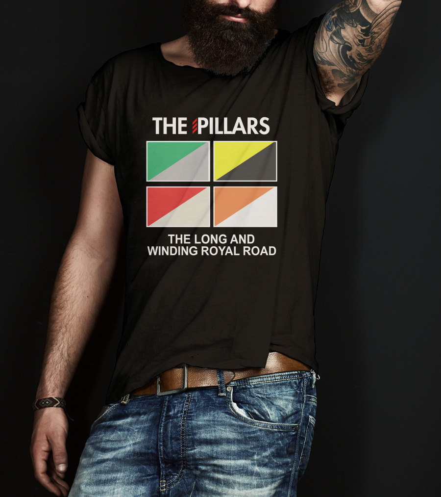 The Pillars The Long And Winding Royal Road Quadrant Colors T-Shirt