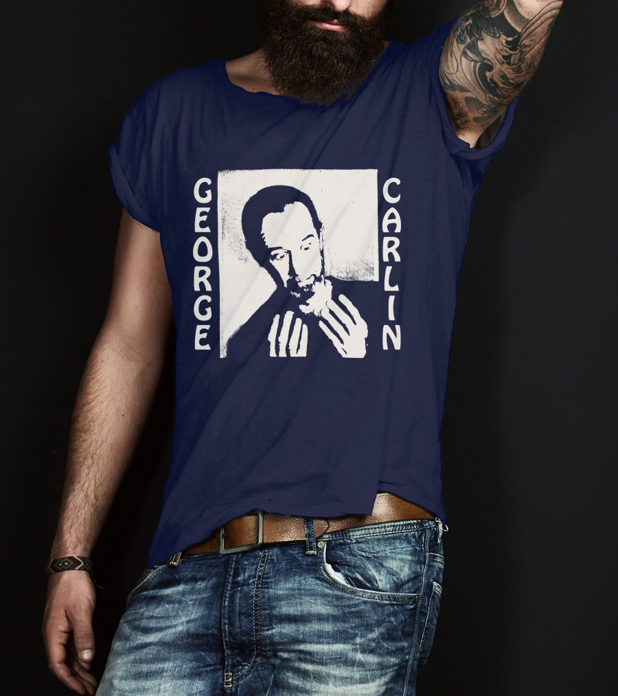 Wyco Vintage Shop Channing Tatum George Carlin It Only Hurts When I Think T-Shirt