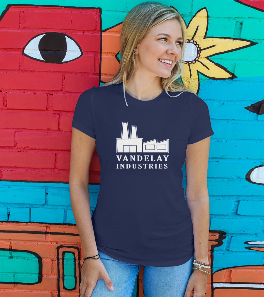 Seinfeldism Vandelay Industries Iconic Factory Logo Mashup The Vandelay T-Shirt