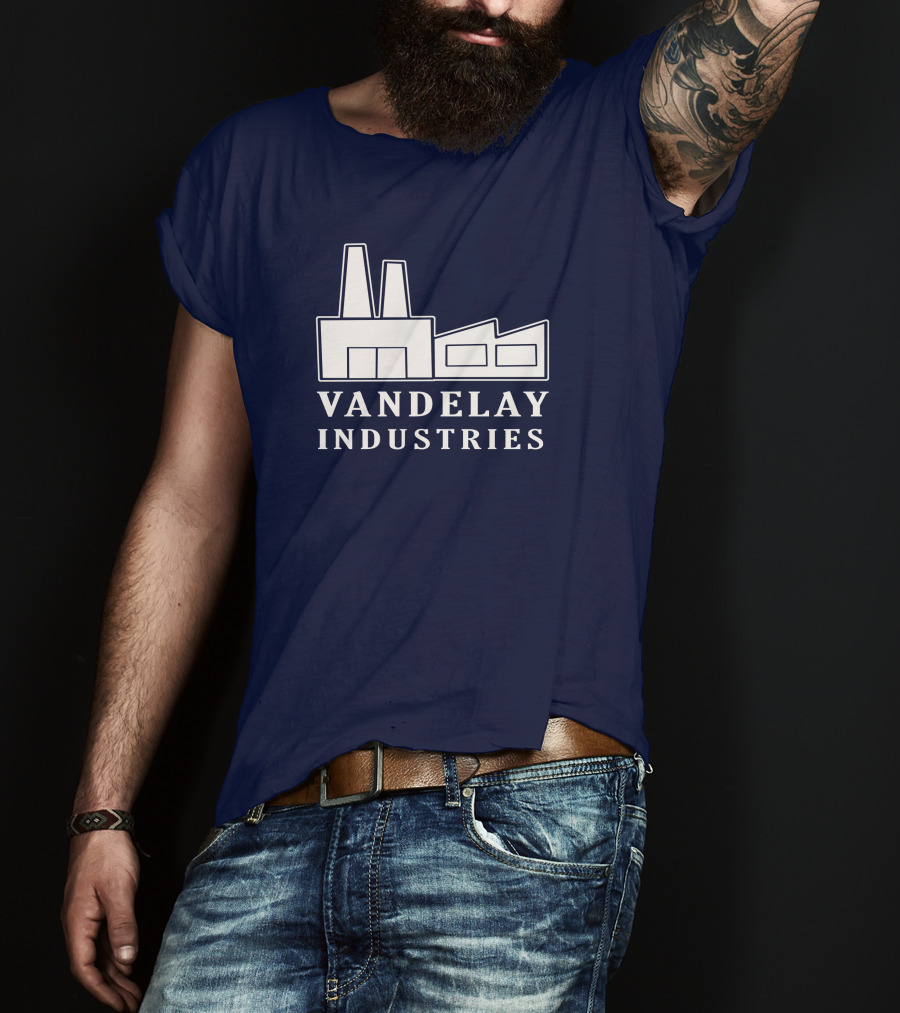 Seinfeldism Vandelay Industries Iconic Factory Logo Mashup The Vandelay T-Shirt