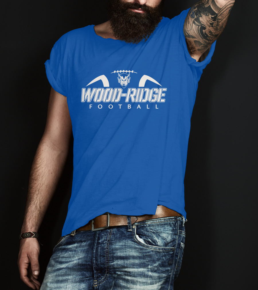 Wood-Ridge Football Blue Devils Team T-Shirt