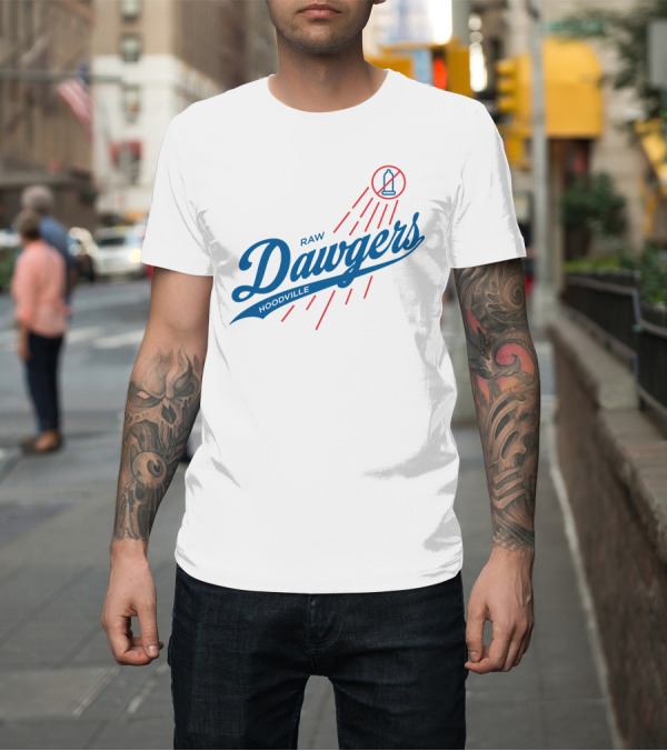 Shirt: Raw Dawgers Hoodville No Bottles Sign T-Shirt Raw Dawgers Hoodville No Bottles Sign T-Shirt
