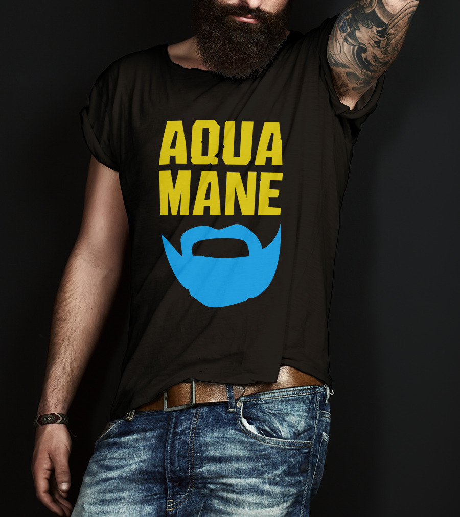 Memphis Grizzlies Aqua Mane Beard T-Shirt