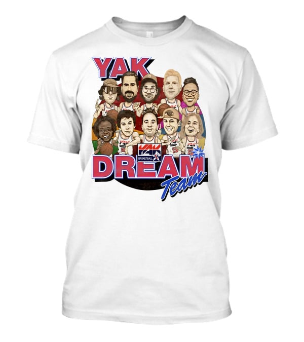 Yak Dream Team Basketball Van Fan T-Shirt