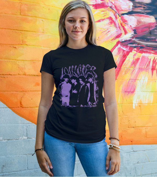 Inhaler Band Purple Photo T-Shirt