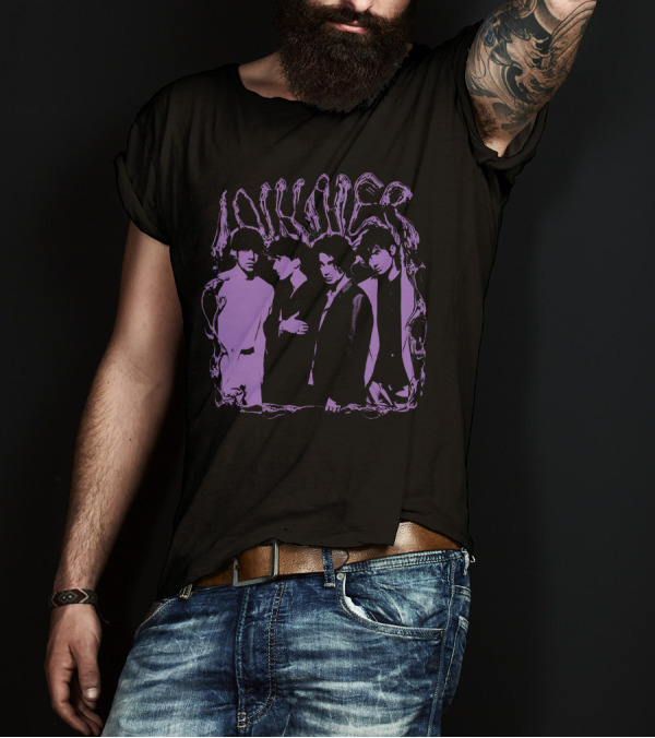 Inhaler Band Purple Photo T-Shirt