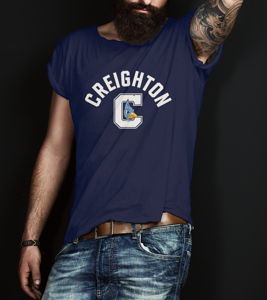 Creighton Bluejays Vintage Logo Classic C Emblem T-Shirt
