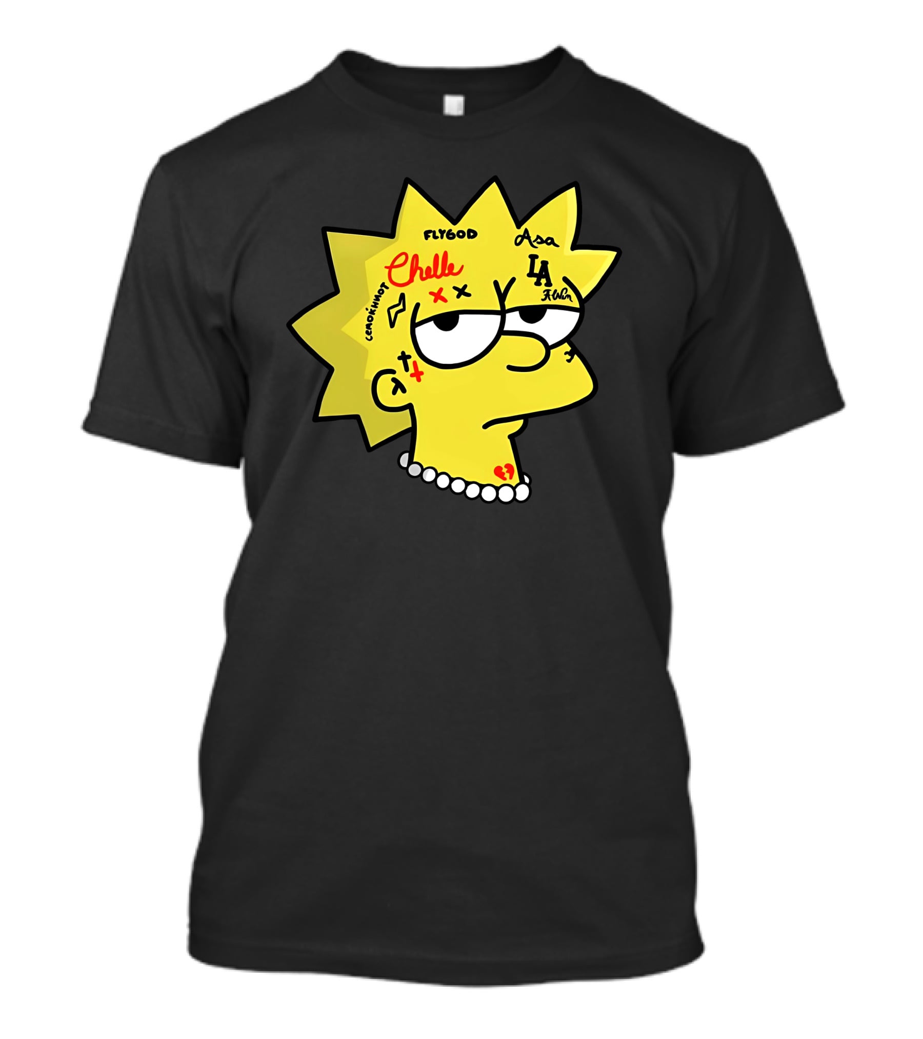 Super Lisa Flygod Chelle LA Asa Fashion Rebels T-Shirt