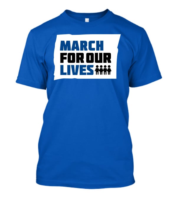 MARCH FOR OUR LIVES Protest Social Movement Iconic Text And Figures T-Shirt