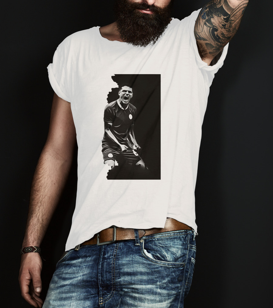 O Monstro Soccer Celebration Iconic Athlete Performance T-Shirt