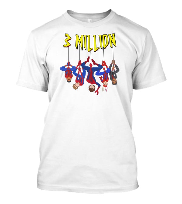 3 Million Bay Lenlevine Merch Hanging Heroes T-Shirt
