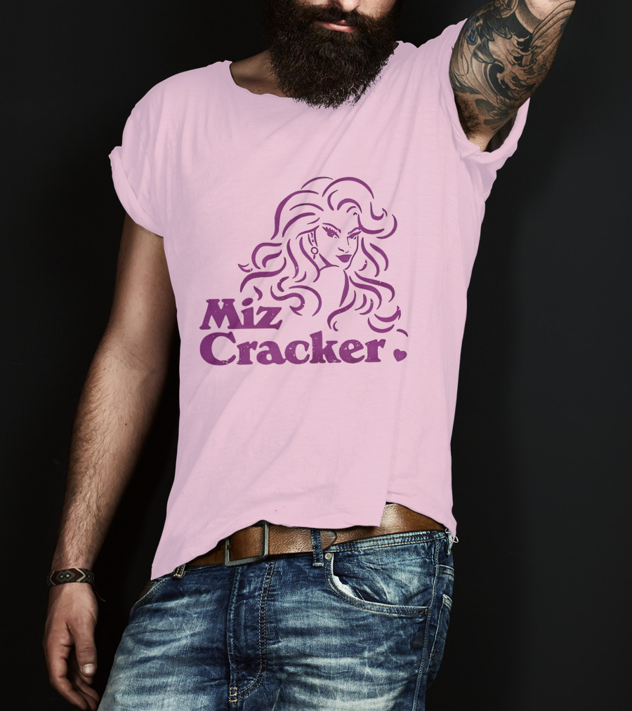 Miz Cracker Drag Queen Graphic Typography T-Shirt