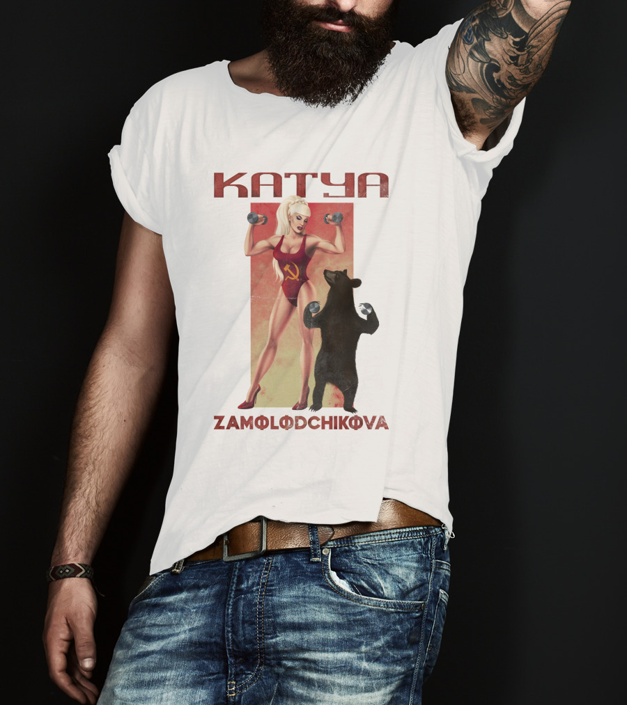 Katya Zamolodchikova Fitness Soviet Bear T-Shirt