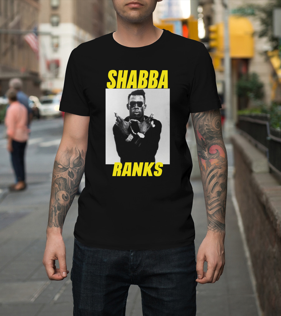 SHABBA RANKS Iconic Crossed Arms Pose T-Shirt