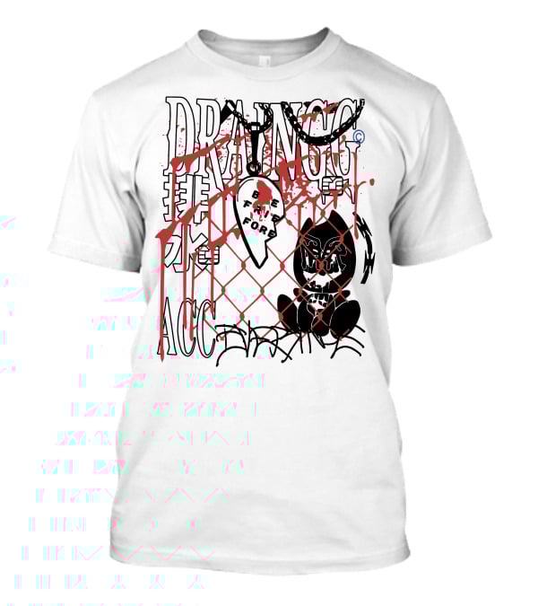 Drain Gang Acc Free Fall For T-Shirt