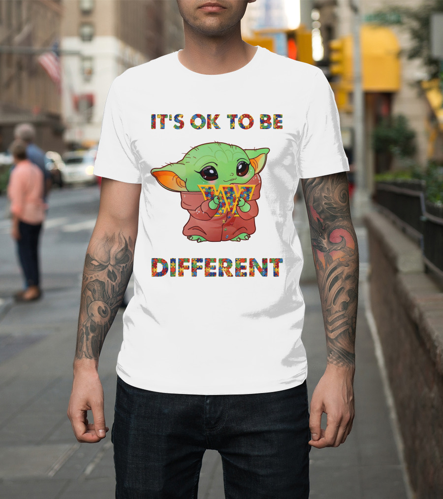 It's Ok To Be Different Washington Commanders T-Shirt