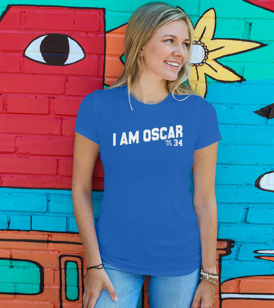 I Am Oscar Ha Se Wo 34 Royal T-Shirt