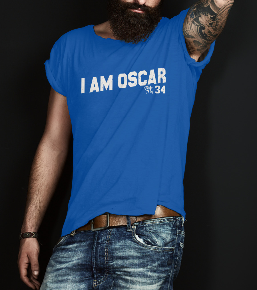 I Am Oscar Ha Se Wo 34 Royal T-Shirt