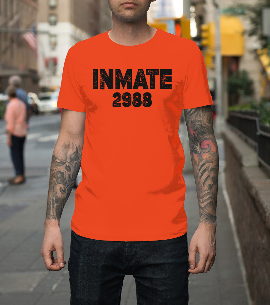 Inmate 2988 Boogie2988 Prison Number T-Shirt