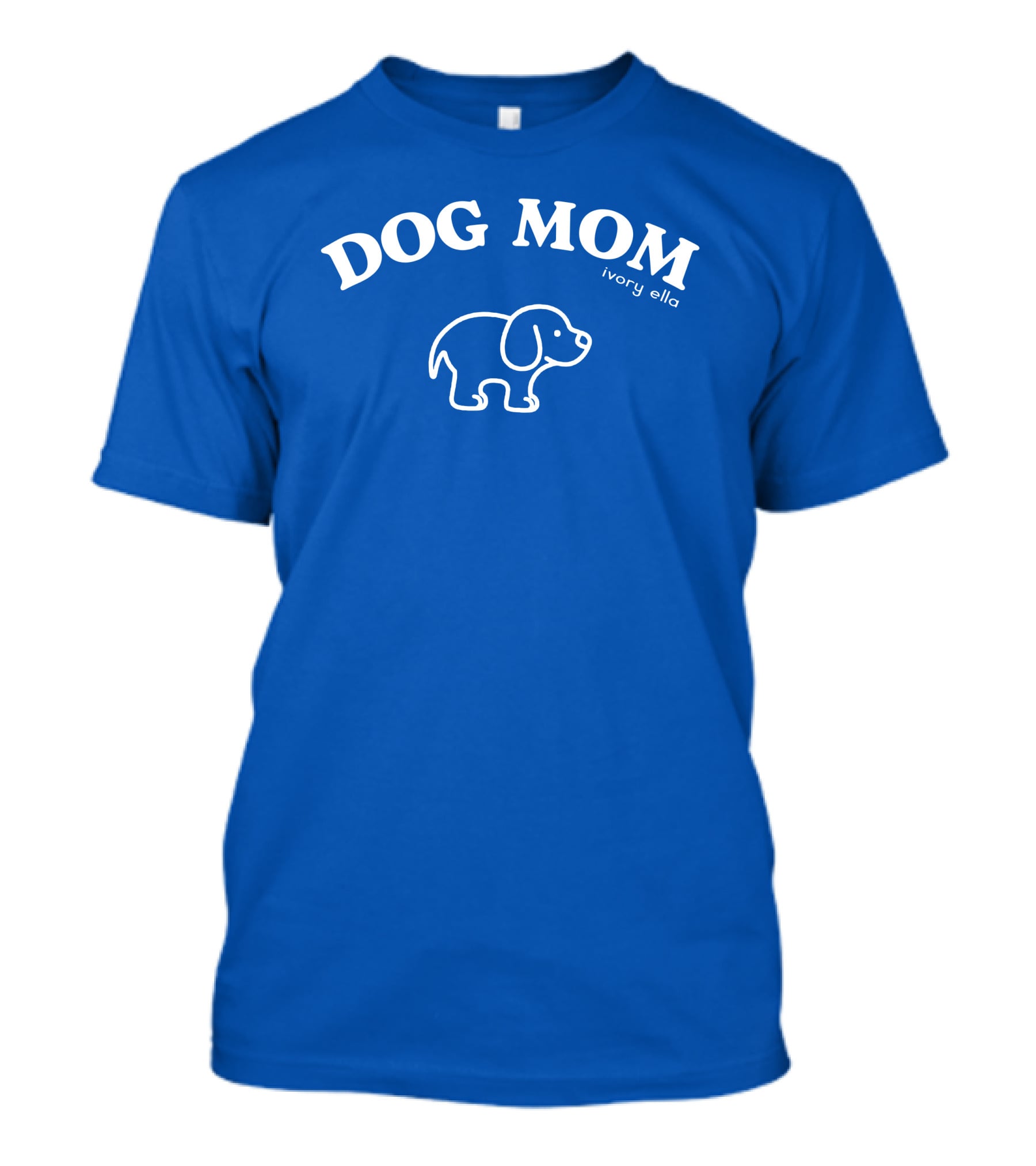 DOG MOM Ivory Ella T-Shirt
