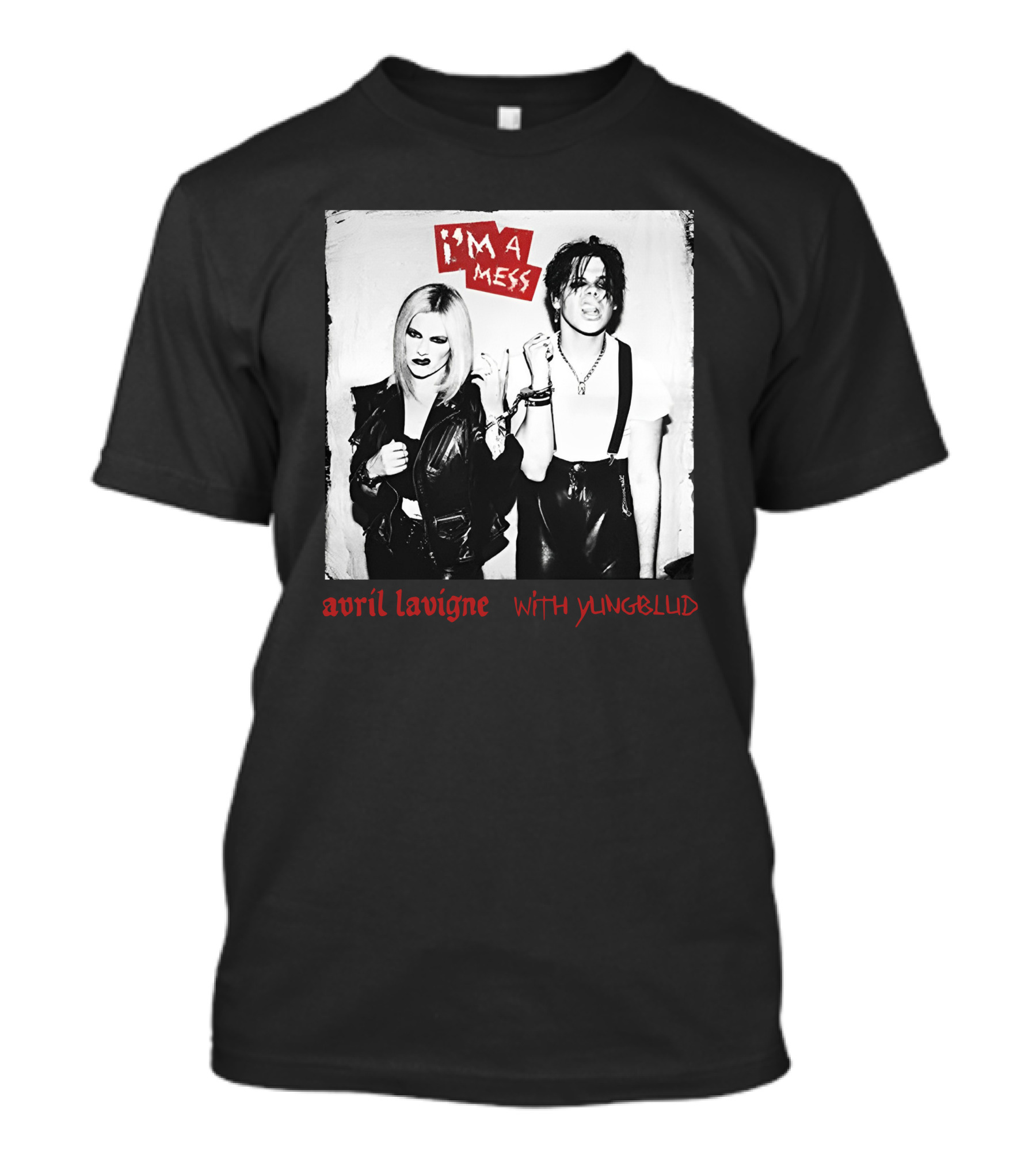 Avril Lavigne I'm A Mess With Yungblud T-Shirt