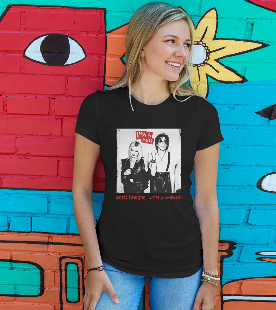 Avril Lavigne I'm A Mess With Yungblud T-Shirt