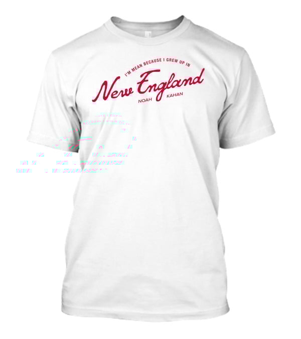 I'm Mean Because I Grew Up In New England Noah Kahan T-Shirt