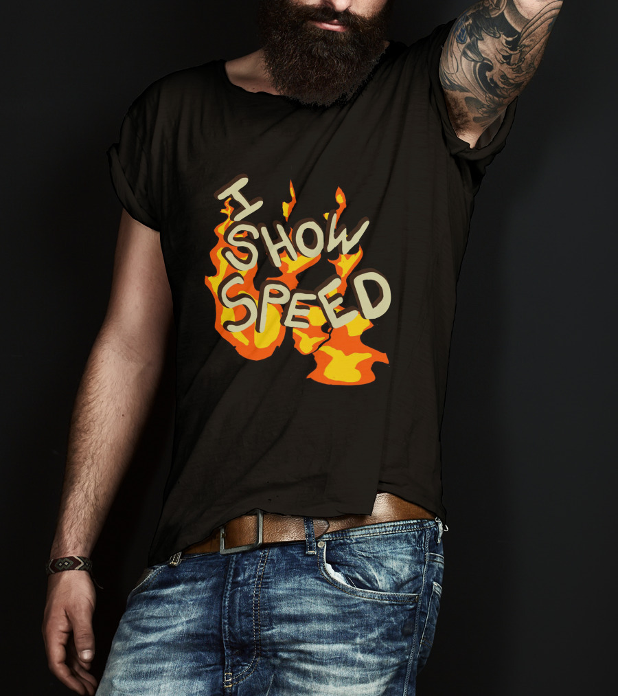 I Show Speed Fire Flames Bro T-Shirt