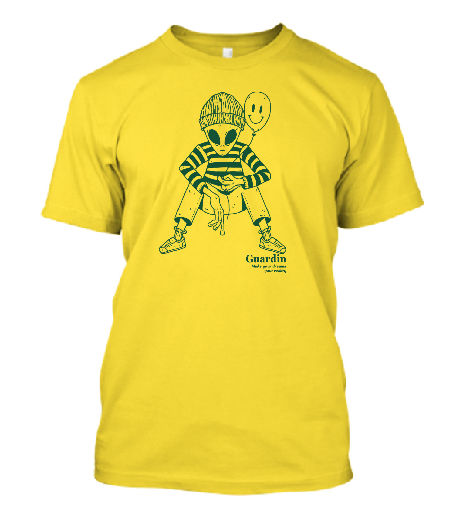 Guardin Alien Make Your Dreams Your Reality T-Shirt