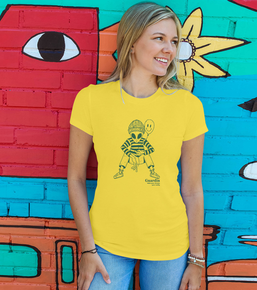 Guardin Alien Make Your Dreams Your Reality T-Shirt