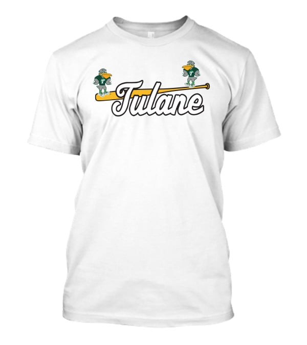 Tulane National Bird Day Green Wave Duck Mascot T-Shirt