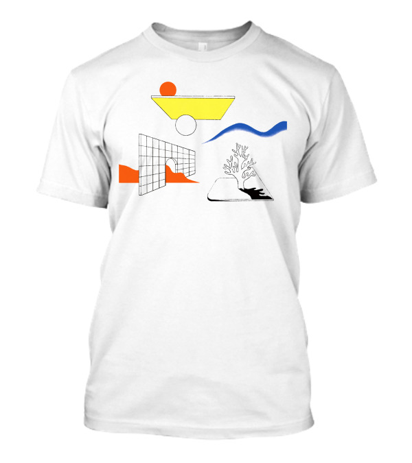 Clams Casino Winter Flower Abstract Geometric Elements T-Shirt